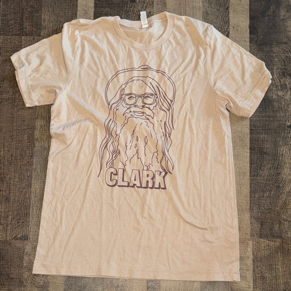 The Original Clark Beard T-Shirt: Size L"